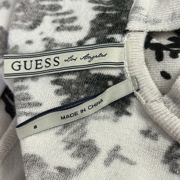 Guess Black and White Long Sleeve Dress - Picture 11 of 12